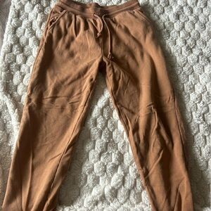 American Eagle Outfitters Tan Fleece-Lined Pants